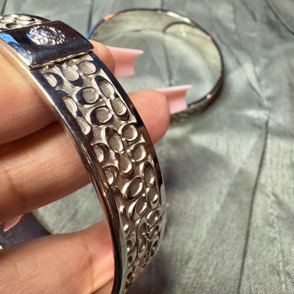 Authentic Coach Signature Bangles - Picture 2 of 9
